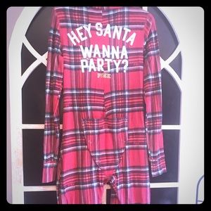 VS Pink Plaid  Sleeper Large